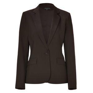 Theory Sz 00 Brown Gabrielle Tailored Blazer